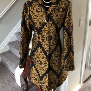 Black and gold jacket